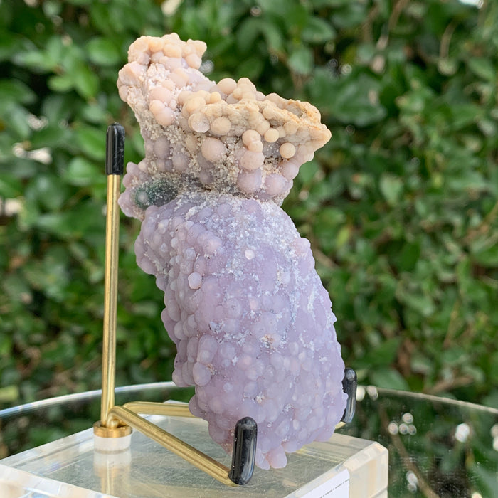 185g 5x4.5x4cm Purple Grape Agate Chalcedony from Indonesia