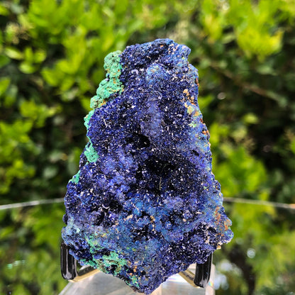 198g 7x6x4cm Blue Azurite w/ green Malachite from Sepon Mine, Laos