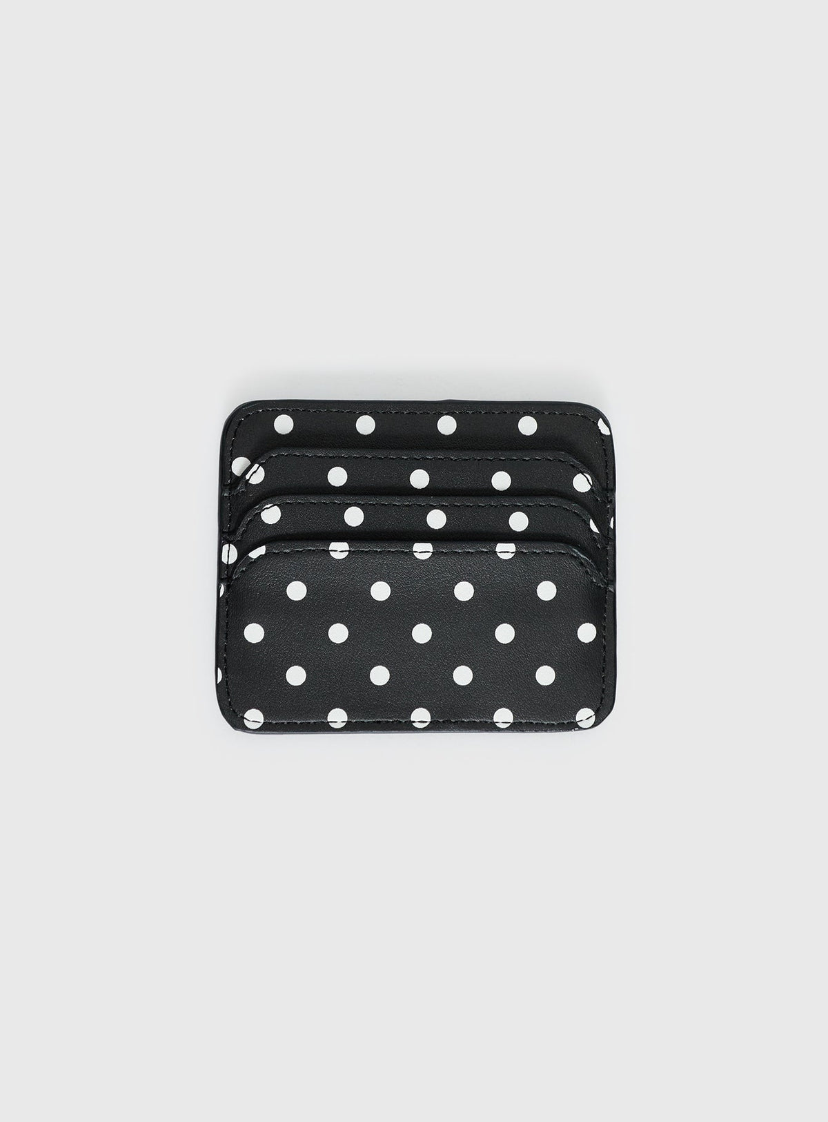 Kiss Of Life Cardholder Black Polka