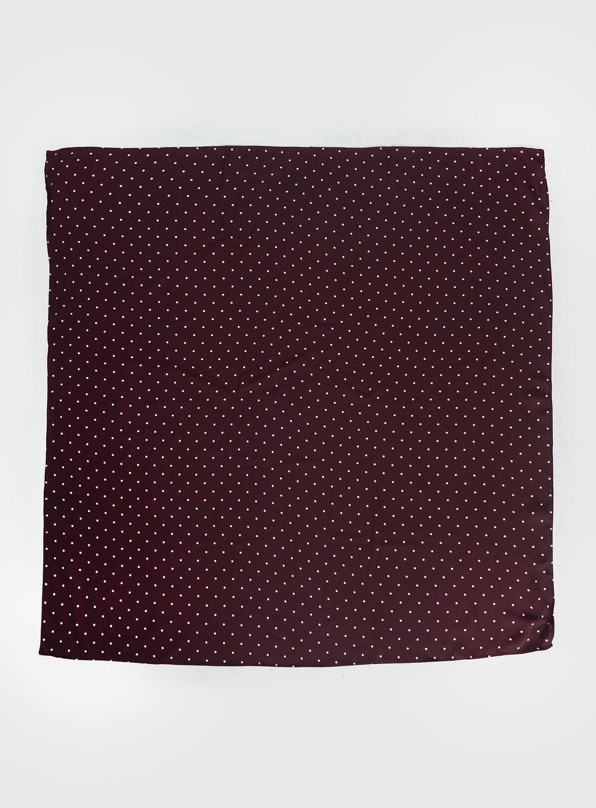 Wanna Be Mine Scarf Brown Polka