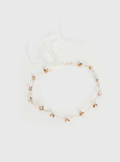 Shining Mirrors Hair Band Gold