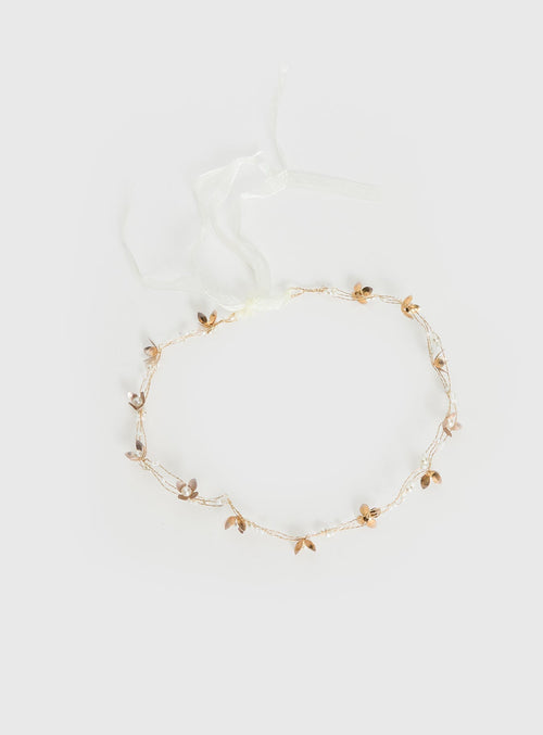 Shining Mirrors Hair Band Gold