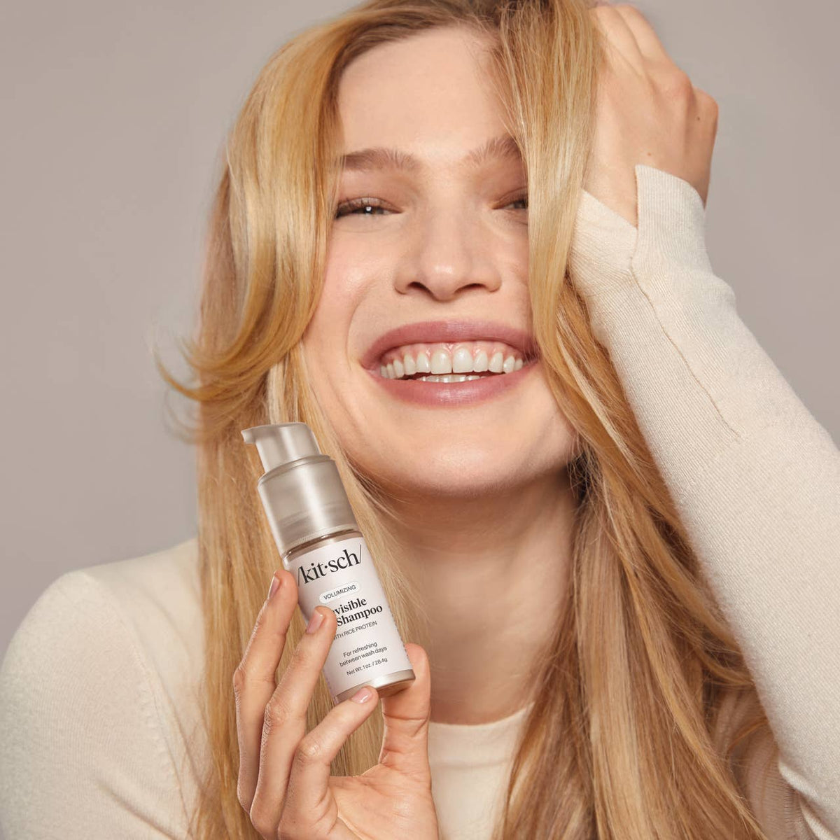 KITSCH - Volumizing Rice Protein Dry Shampoo - Invisible 1 oz