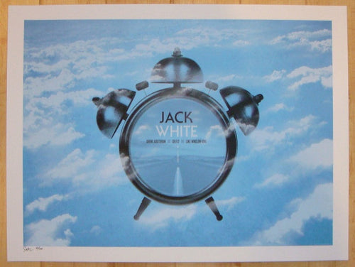 2012 Jack White - LA Silkscreen Concert Poster by Todd Slater