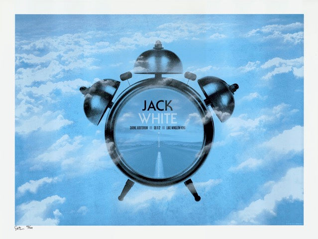 2012 Jack White - Los Angeles Silkscreen Concert Poster by Todd Slater