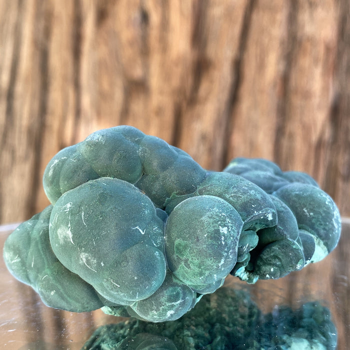 206g 9x6x5cm Green Shiny Malachite from Laos - Locco Decor