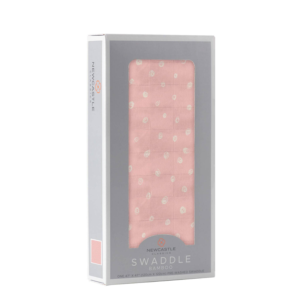 BABY - Pink Pearl Polka Dot Bamboo Swaddle