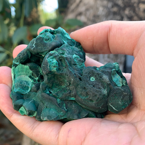 213.6g 9x7x4cm Natural Malachite from Laos