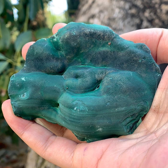 226.2g 9x8x3cm Natural Malachite from Laos