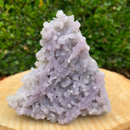 230.0g 11x10x4cm Purple Grape Agate Chalcedony from Indonesia