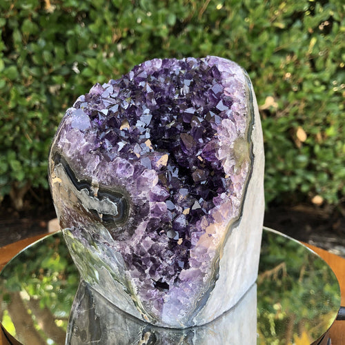 2.33kg 13x11x11cm Purple Amethyst Geode from Uruguay