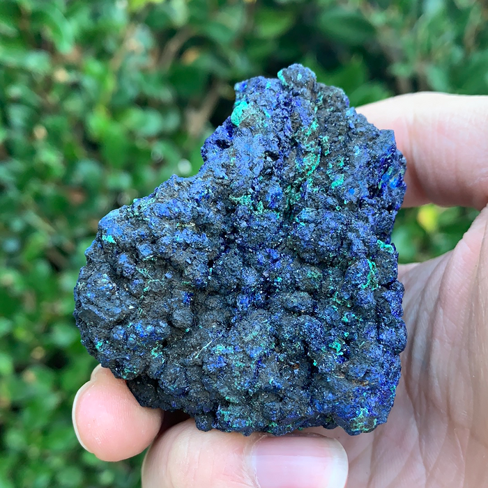 240g 7x6x5.5cm Blue Azurite from Laos