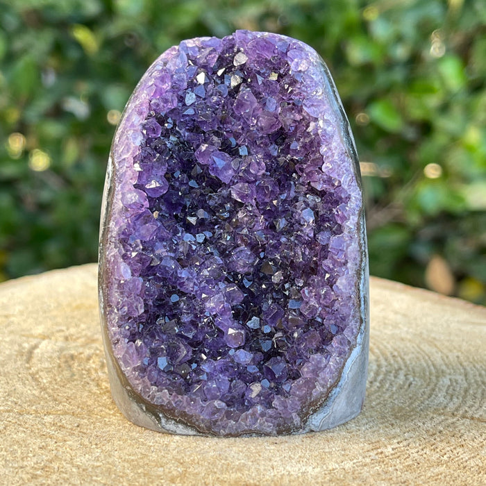 244g 7x5x5cm Purple Amethyst Geode Grade A from Uruguay