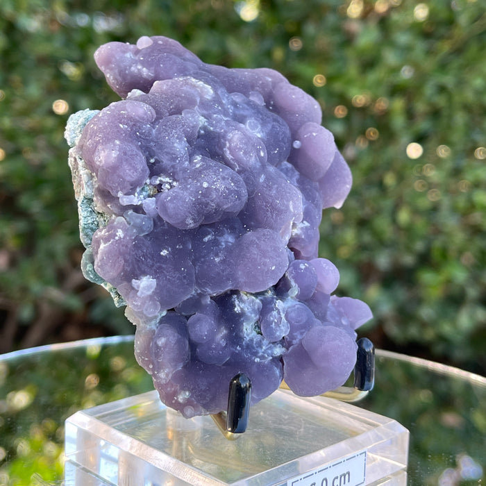263g 7x5.5x4cm Purple Grape Agate Chalcedony from Indonesia