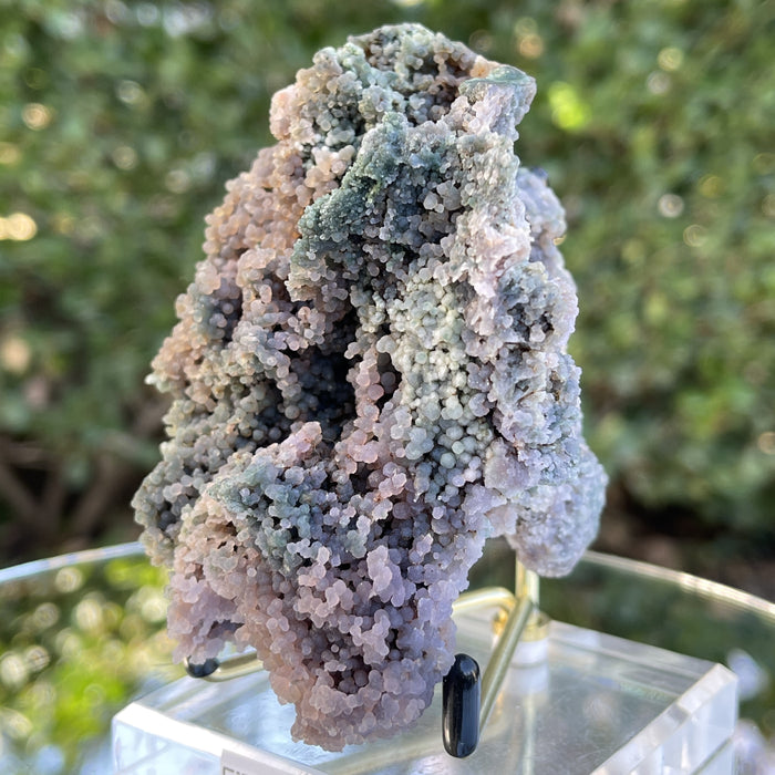 280g 8x7.5x7cm Purple Grape Agate Chalcedony from Indonesia
