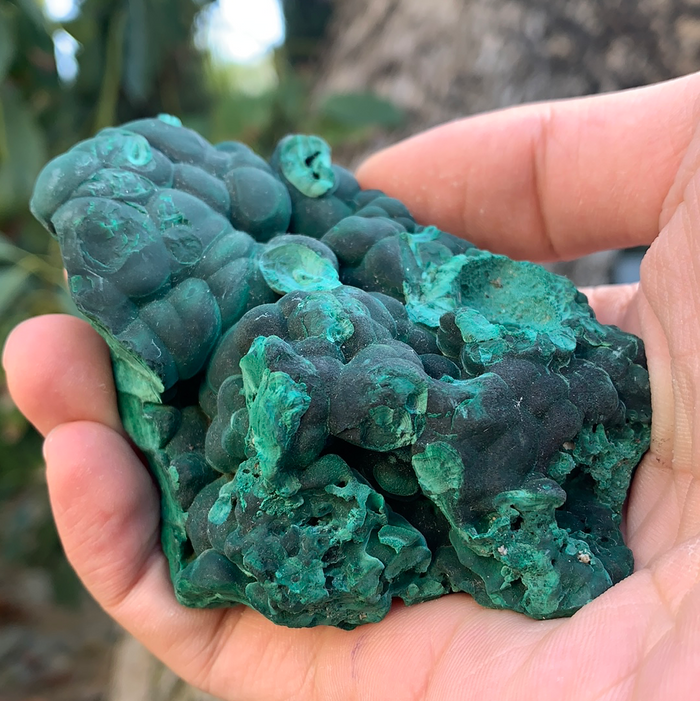 289.9g 9x7x5cm Natural Malachite from Laos