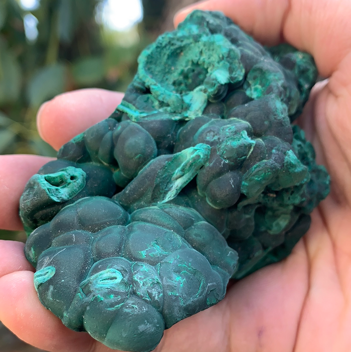 289.9g 9x7x5cm Natural Malachite from Laos