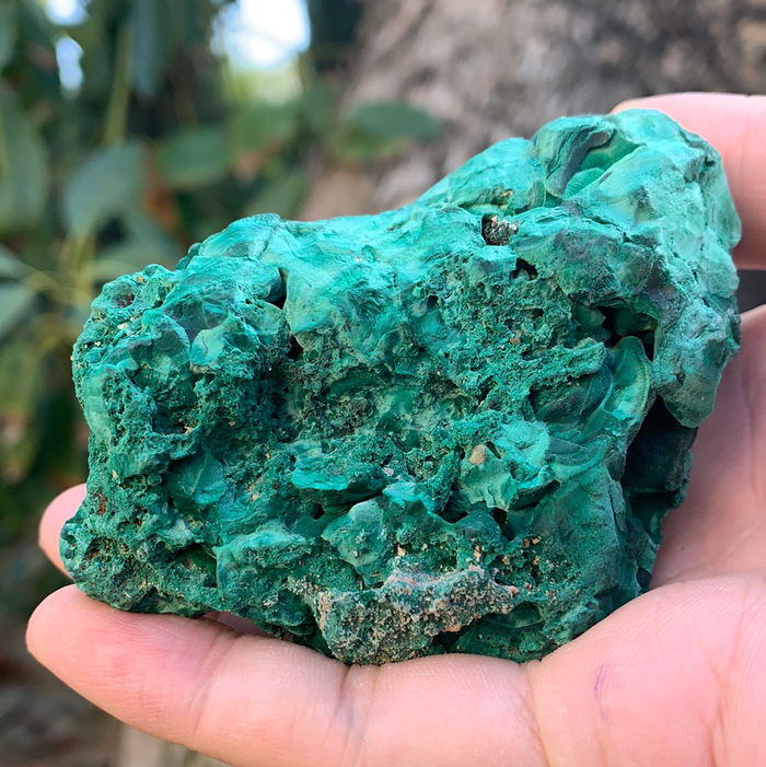 289.9g 9x7x5cm Natural Malachite from Laos