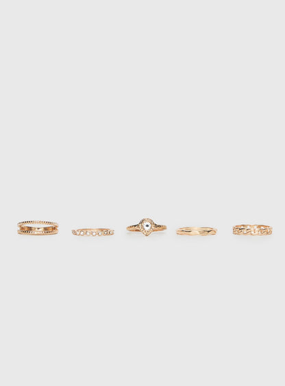 All For Love Ring Pack Gold