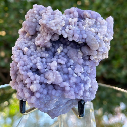 309g 7x6x5cm Purple Grape Agate Chalcedony from Indonesia