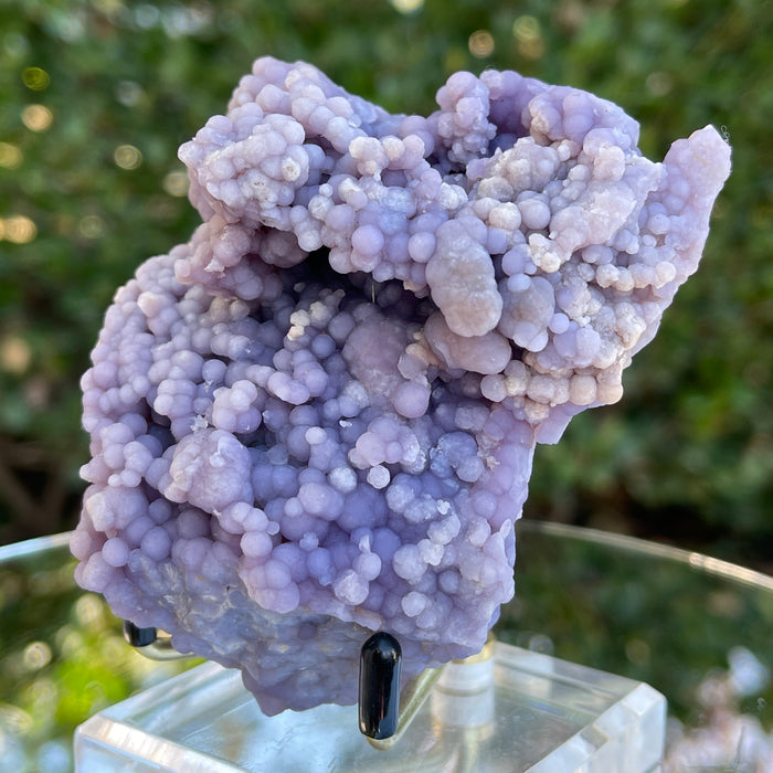 309g 7x6x5cm Purple Grape Agate Chalcedony from Indonesia