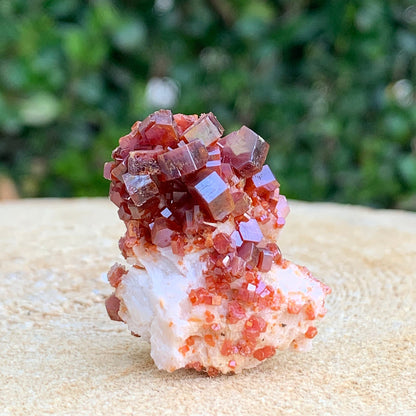 30g 4x3x3cm Shiny Red Vanadinite from Morocco