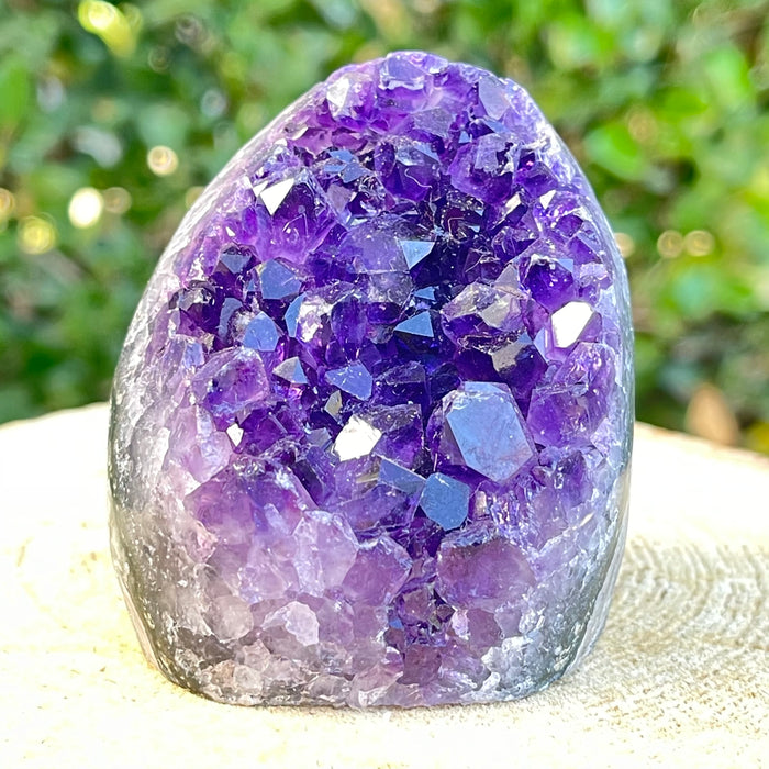 312g 6x5x5cm Purple Amethyst Geode Grade A from Uruguay