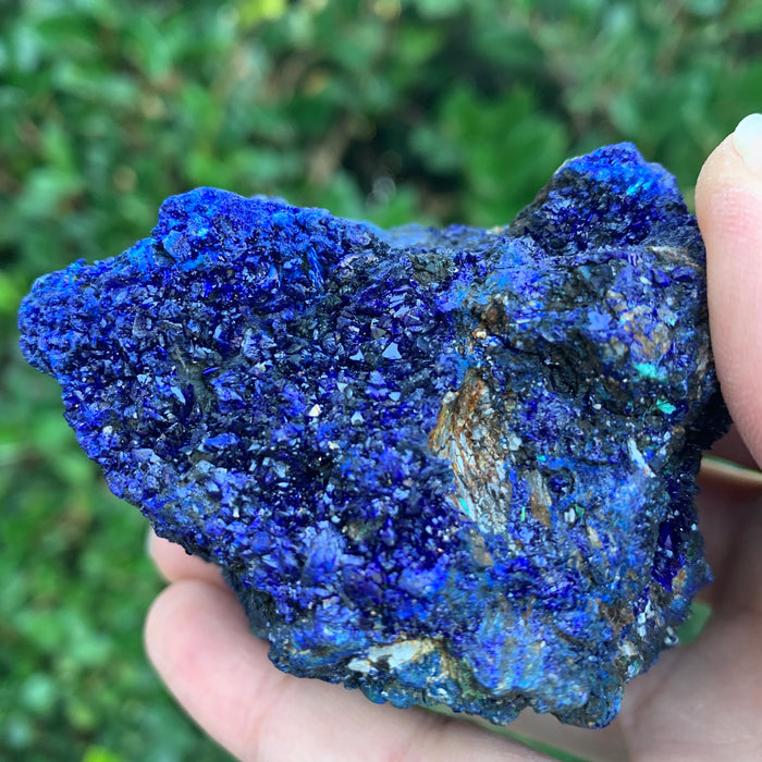 322g 6x6x5cm Blue Azurite from Laos