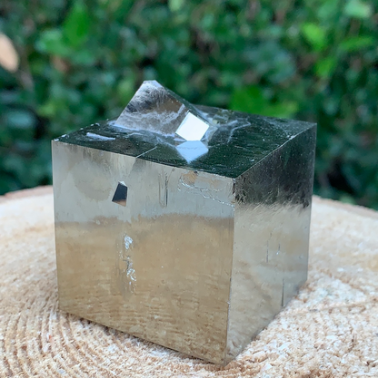 329.4g 4x4x5cm Cubic Navajun Spanish Pyrite  from Spain