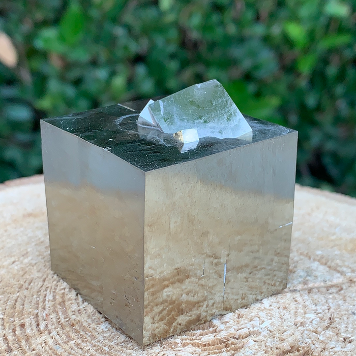 329.4g 4x4x5cm Cubic Navajun Spanish Pyrite  from Spain