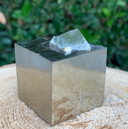 329.4g 4x4x5cm Cubic Navajun Spanish Pyrite  from Spain