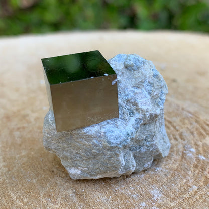 34.0g 3x3x2cm Matrix Silver Spanish Pyrite from Spain