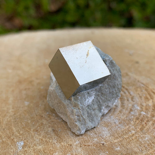 34.0g 3x3x3cm Matrix Silver Spanish Pyrite from Spain