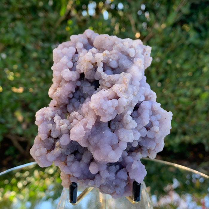 353g 7x6.5x6cm Purple Grape Agate Chalcedony from Indonesia