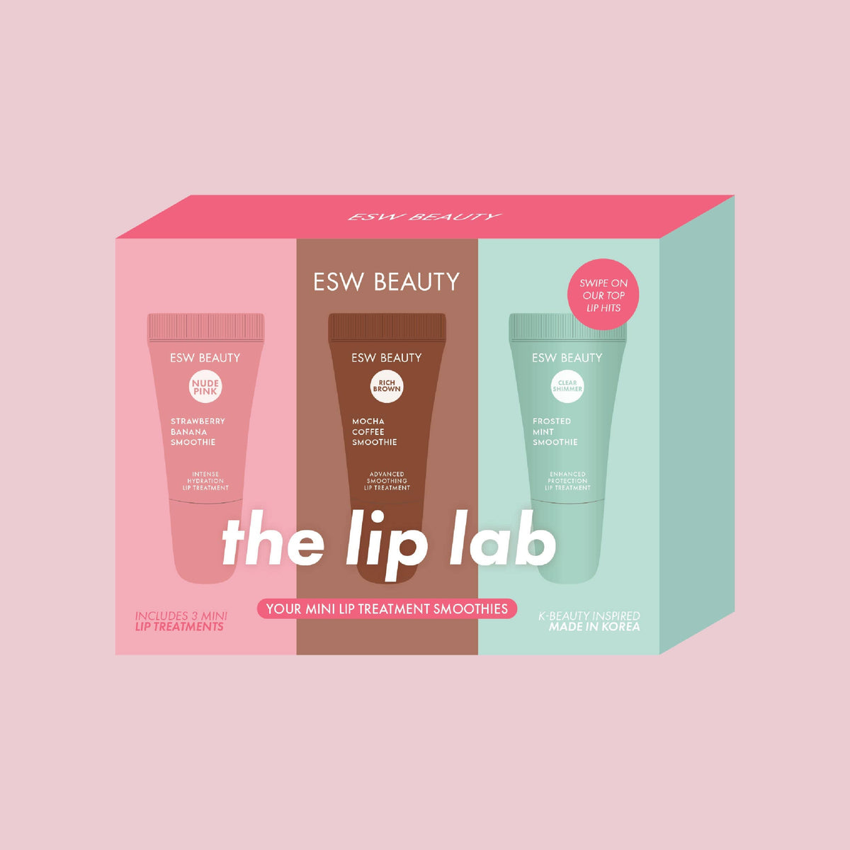 ESW BEAUTY- The Lip Lab Kit - Mini Smoothie Lip Treatment Trio