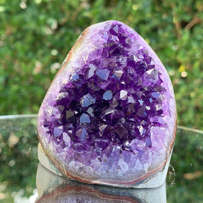 367.9g 6x7x8cm Purple Amethyst Geode from Uruguay