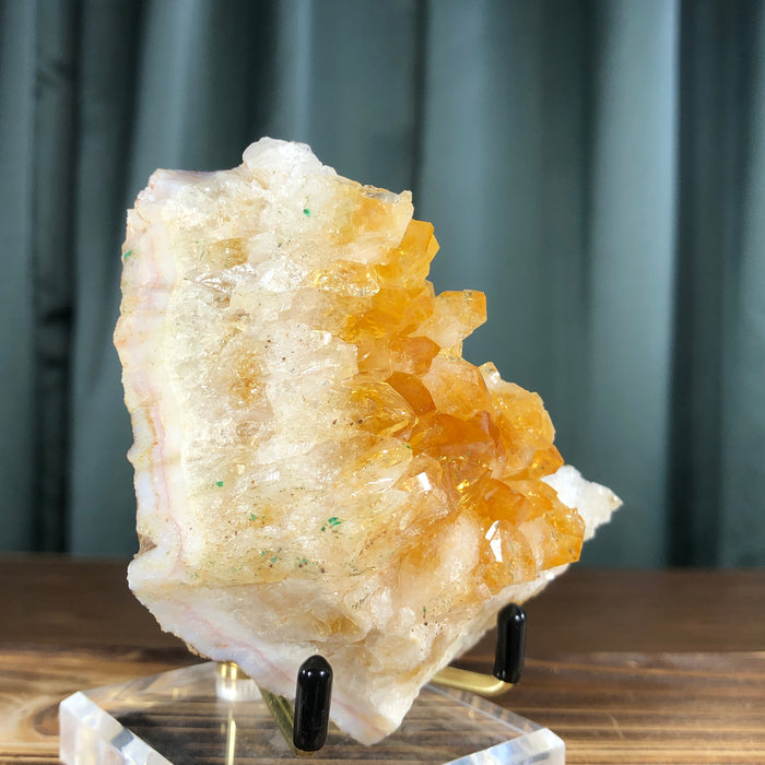 368g 2x3.5x3.5cm Yellow Heat Treated Amethyst Citrine from Uruguay