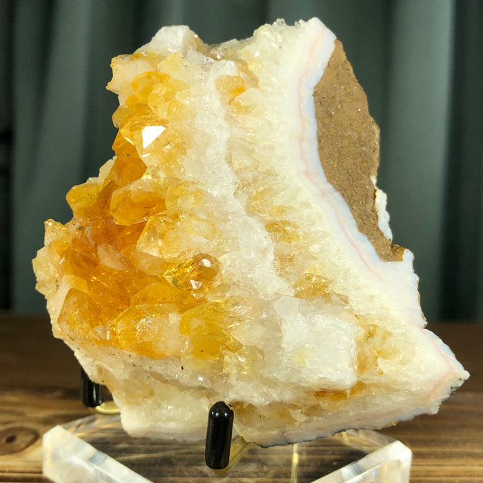 368g 2x3.5x3.5cm Yellow Heat Treated Amethyst Citrine from Uruguay