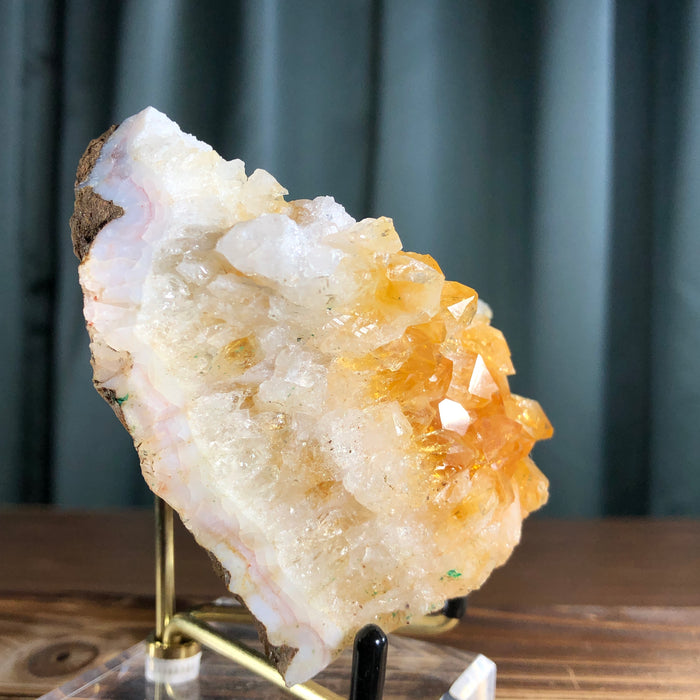 368g 2x3.5x3.5cm Yellow Heat Treated Amethyst Citrine from Uruguay