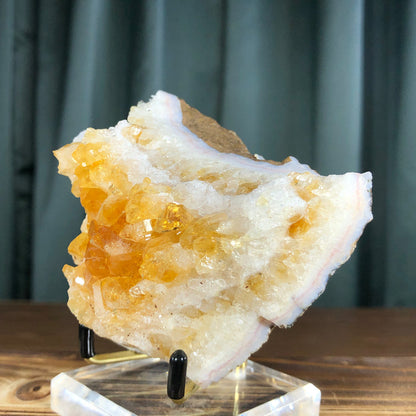 368g 2x3.5x3.5cm Yellow Heat Treated Amethyst Citrine from Uruguay
