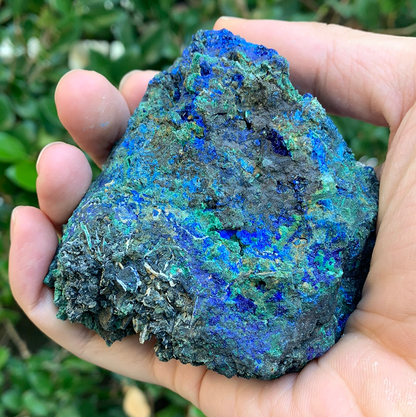 372g 8x8x5cm Rare Azurite from Laos