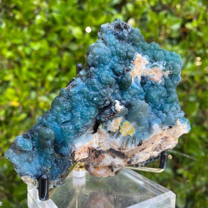 394g 11.5x9x5cm Green Plumbogummite from Daoping Mine,China