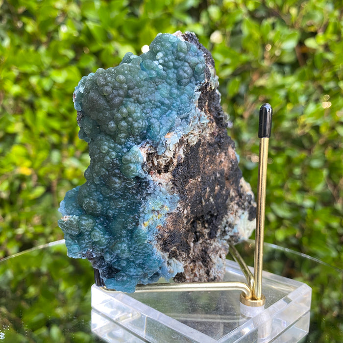 394g 11.5x9x5cm Green Plumbogummite from Daoping Mine,China