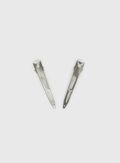 Premonitions Hair Clip Pack Silver