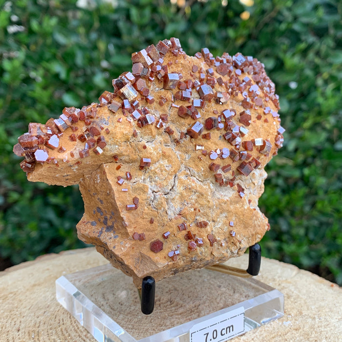 412g 13x9.5x5cm Red Vanadinite from Morocco
