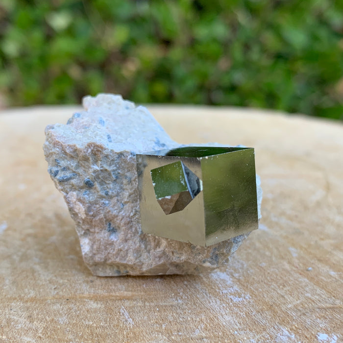 44.0g 3x3x3cm Matrix intergrown Silver Spanish Pyrite from Spain
