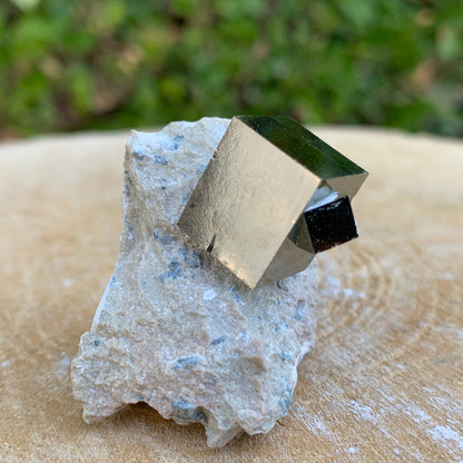 44.0g 3x3x3cm Matrix intergrown Silver Spanish Pyrite from Spain