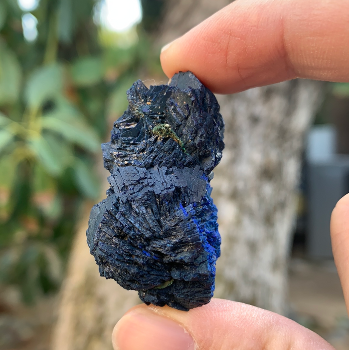 45.4g 5x3x3cm Rare Crystalized Azurite from Laos