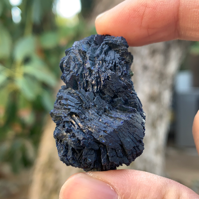 45.4g 5x3x3cm Rare Crystalized Azurite from Laos