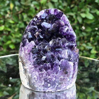 466g 6x6x8cm Purple Amethyst Geode from Uruguay